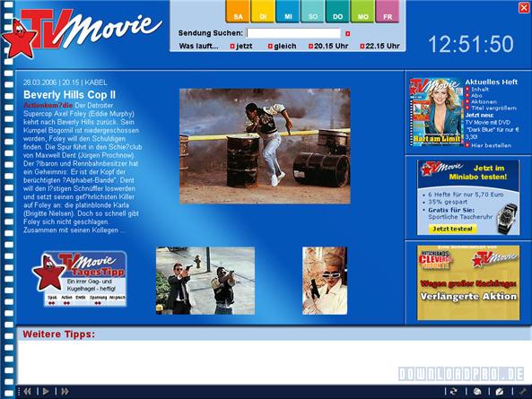 TV Movie iSaver 1.0 Screenshot