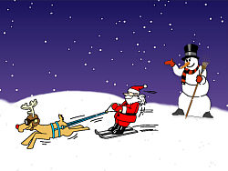 Santa on Skis 1.0 Screenshot Santa on Skis 1.0 Screenshot