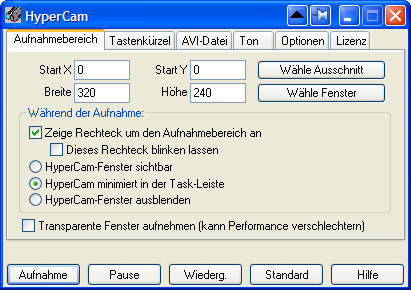 HyperCam Screenshot