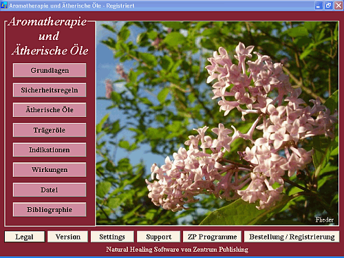 Aromatherapie Screenshot