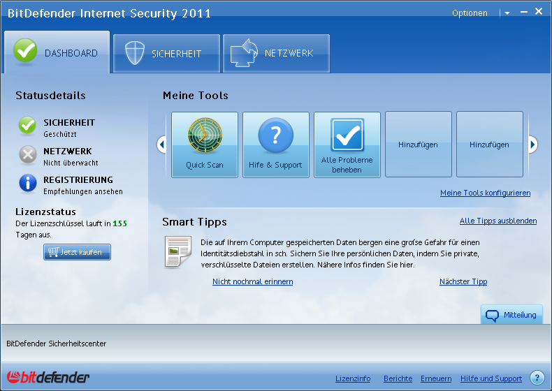 BitDefender Internet Security Screenshot