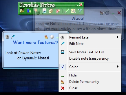 Freebie Notes Screenshot