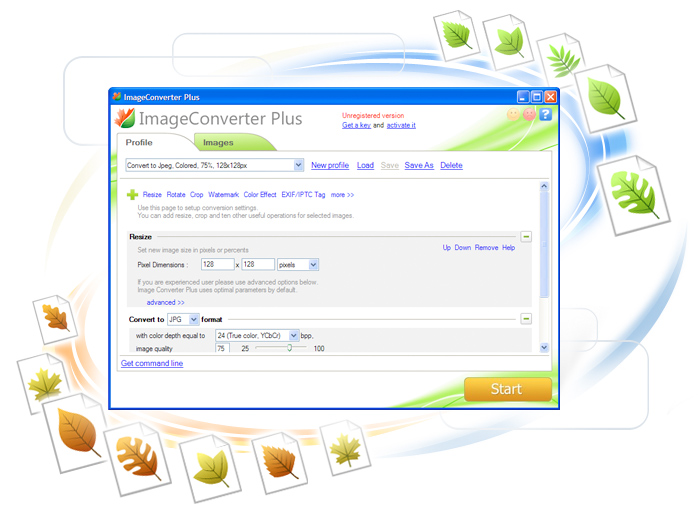 ImageConverter Plus Screenshot