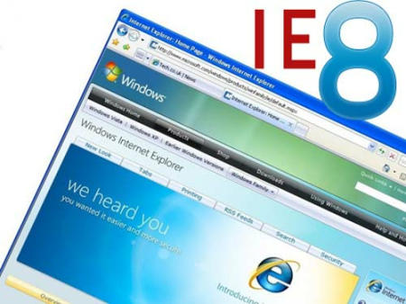 Internet Explorer 8 für Windows Vista Screenshot