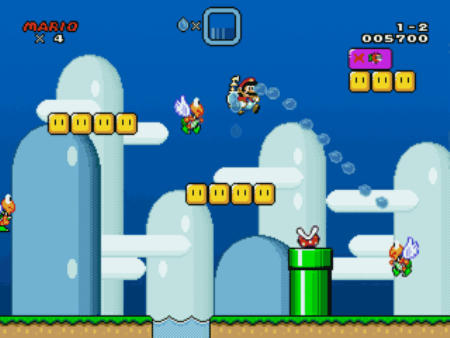 Super Mario Pac Screenshot