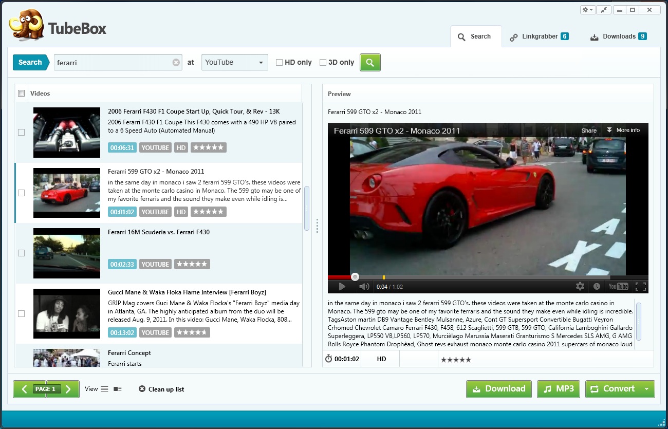 TubeBox Screenshot TubeBox Screenshot